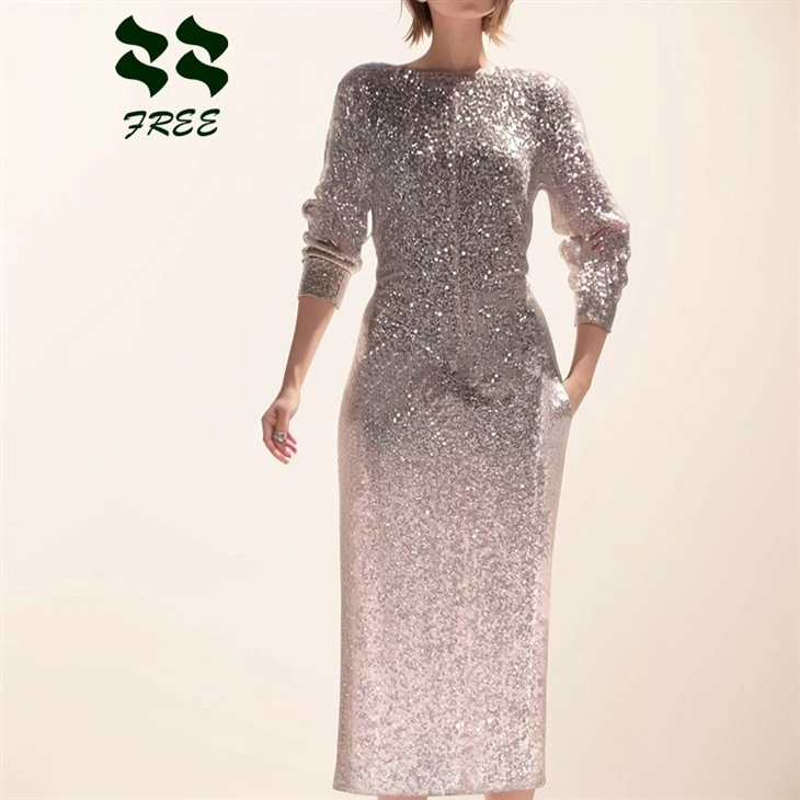 Glittering Evening Dress